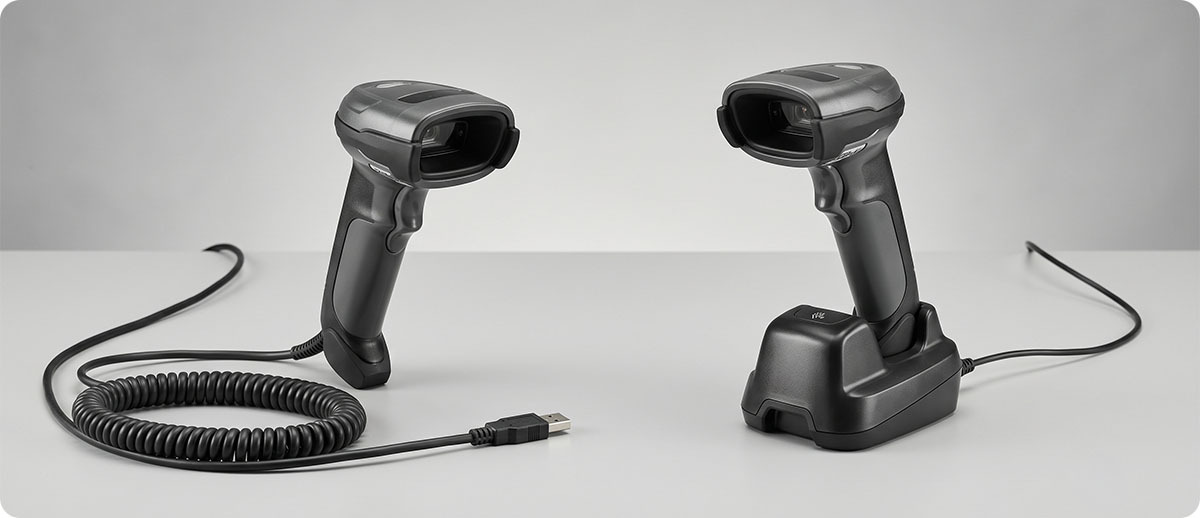 Corded vs. Cordless Barcode Scanners: Which One Is Actually Right for Your Workstation?