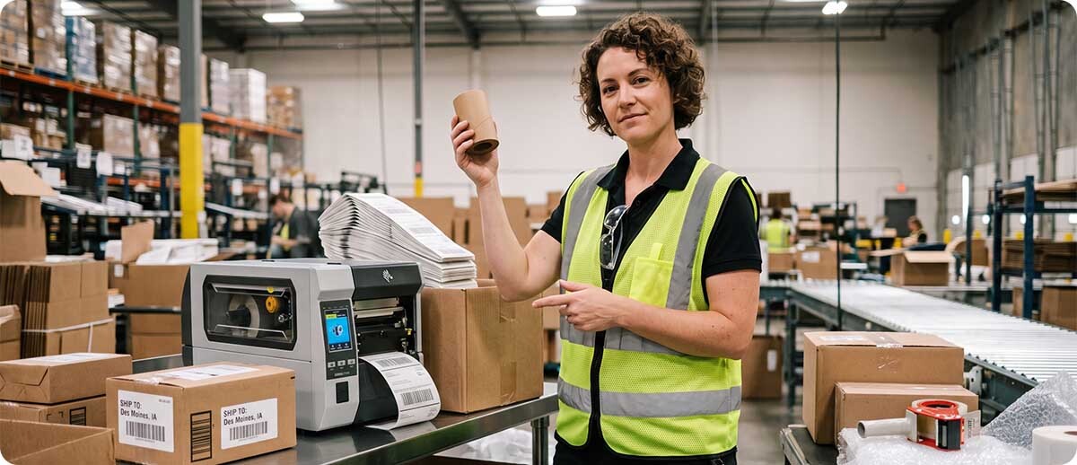 Fanfold vs. Roll Labels: Fewer Reloads for Busy Shippers Fanfold vs. Roll Labels: Fewer Reloads for Busy Shippers