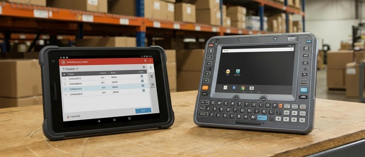 Forklift Technology: Use a Fixed Vehicle Mounted Computer or a Rugged Tablet?