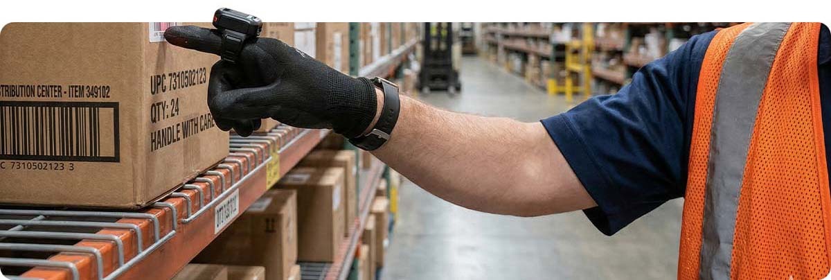 Hands-Free Picking ROI: Ring Scanners vs. Traditional "Gun" Scanners