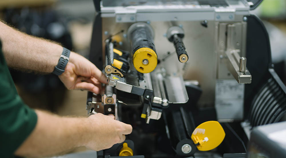 barcode printer printing blank labels or skipping labels