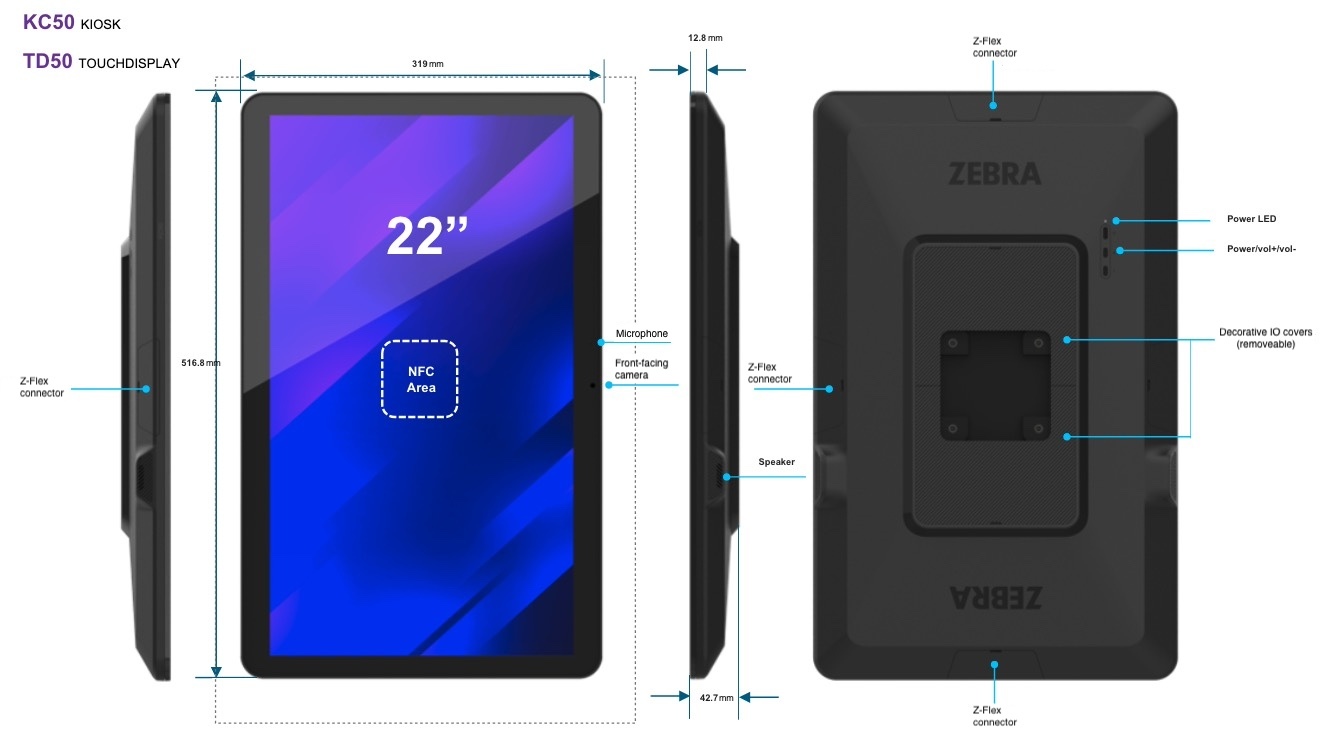 zebra kc50 td50 kiosk system